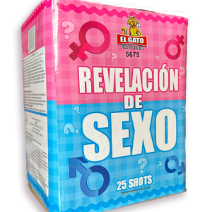 Batería de Humo Rosa o Azul - 25 Disparos