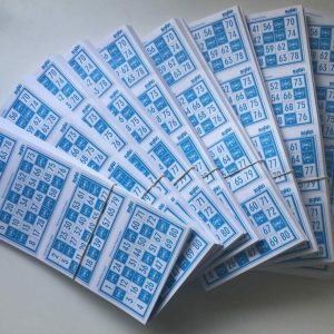 990 Cartones BINGO troquelados